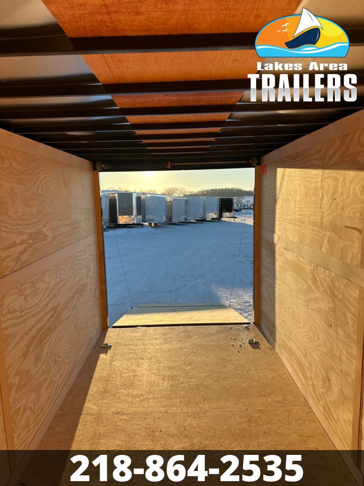 2026 CROSS 7X14 BETA BLACK ENCLOSED TRAILER
