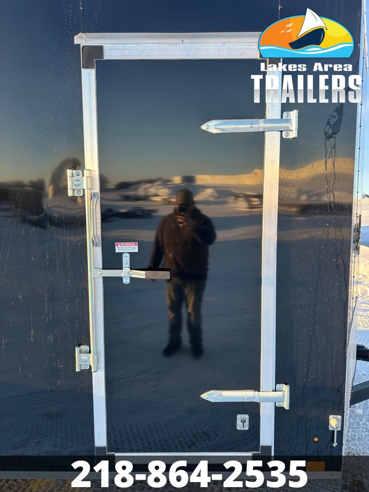 2026 CROSS 7X14 BETA BLACK ENCLOSED TRAILER