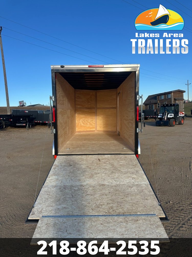 2026 CROSS 7X14 BETA BLACK ENCLOSED TRAILER