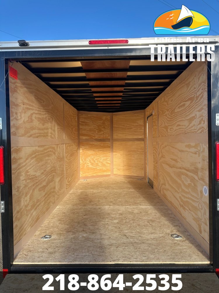 2026 CROSS 7X14 BETA BLACK ENCLOSED TRAILER