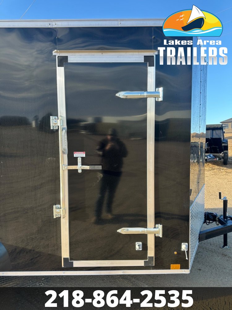 2026 CROSS 7X14 BETA BLACK ENCLOSED TRAILER