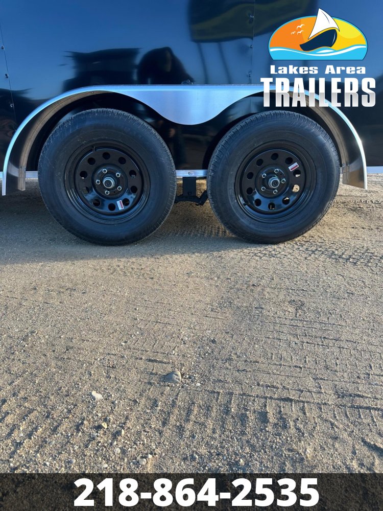 2026 CROSS 7X14 BETA BLACK ENCLOSED TRAILER