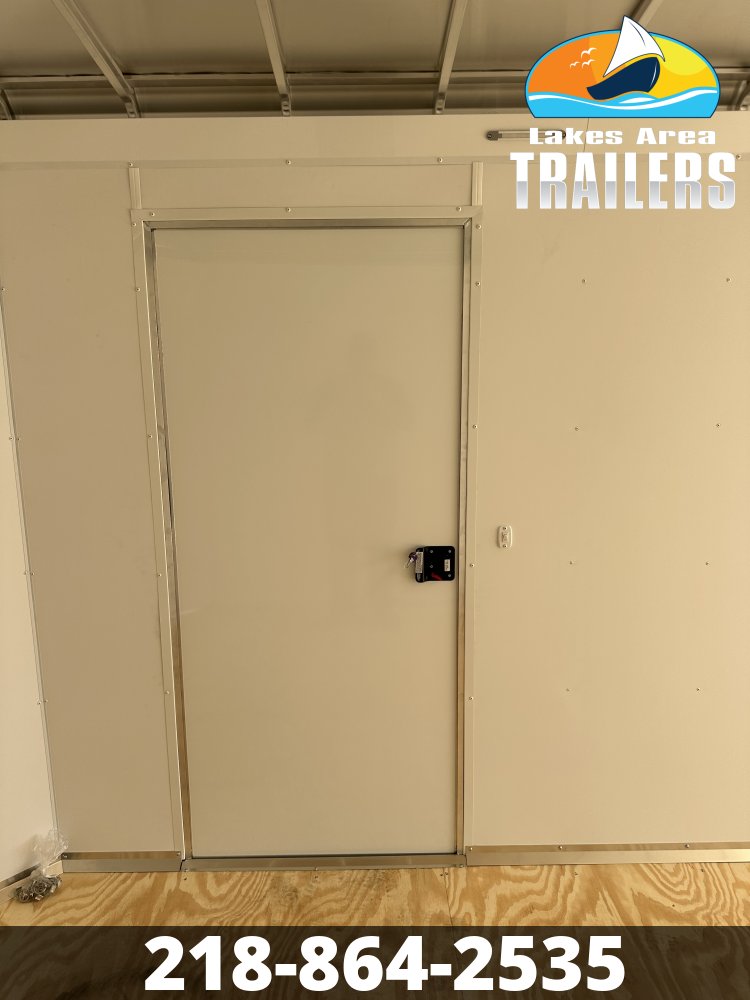 2026 NEO 8.5X20 NAUX MATTE BLACK ALUMINUM ENCLOSED TRAILER