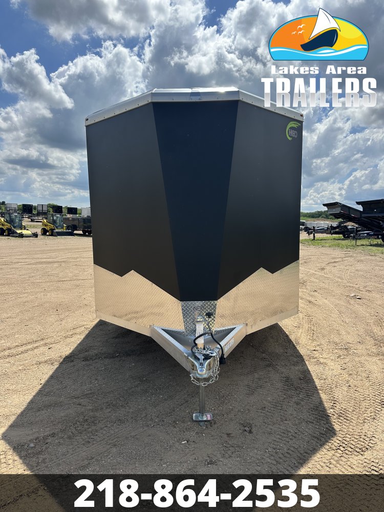 2026 NEO 8.5X20 NAUX MATTE BLACK ALUMINUM ENCLOSED TRAILER