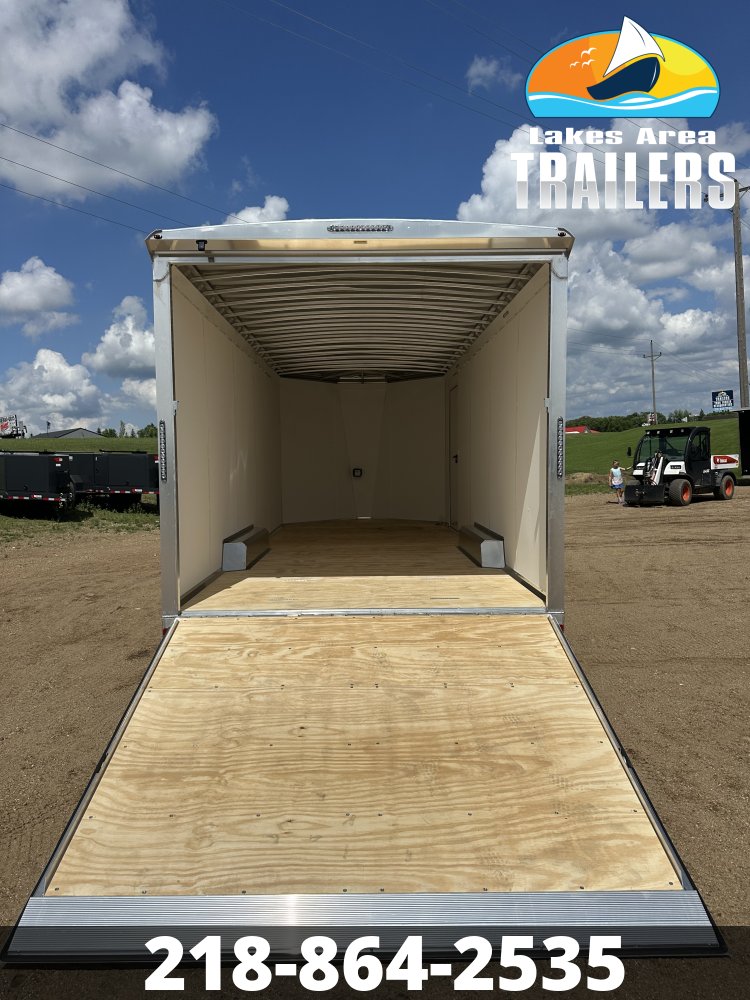 2026 NEO 8.5X20 NAUX MATTE BLACK ALUMINUM ENCLOSED TRAILER