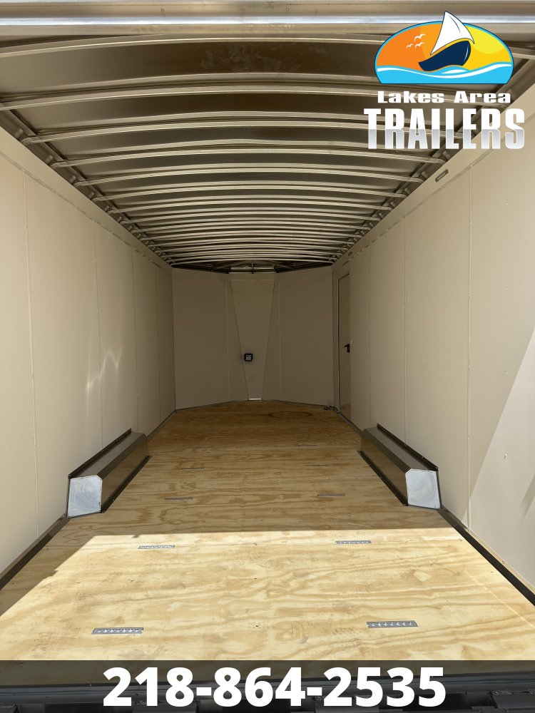 2026 NEO 8.5X20 NAUX MATTE BLACK ALUMINUM ENCLOSED TRAILER