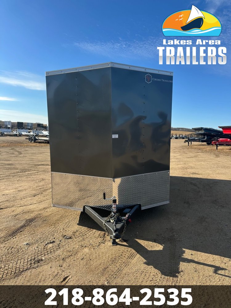 2026 CROSS 7X14 BETA CHARCOAL ENCLOSED TRAILER