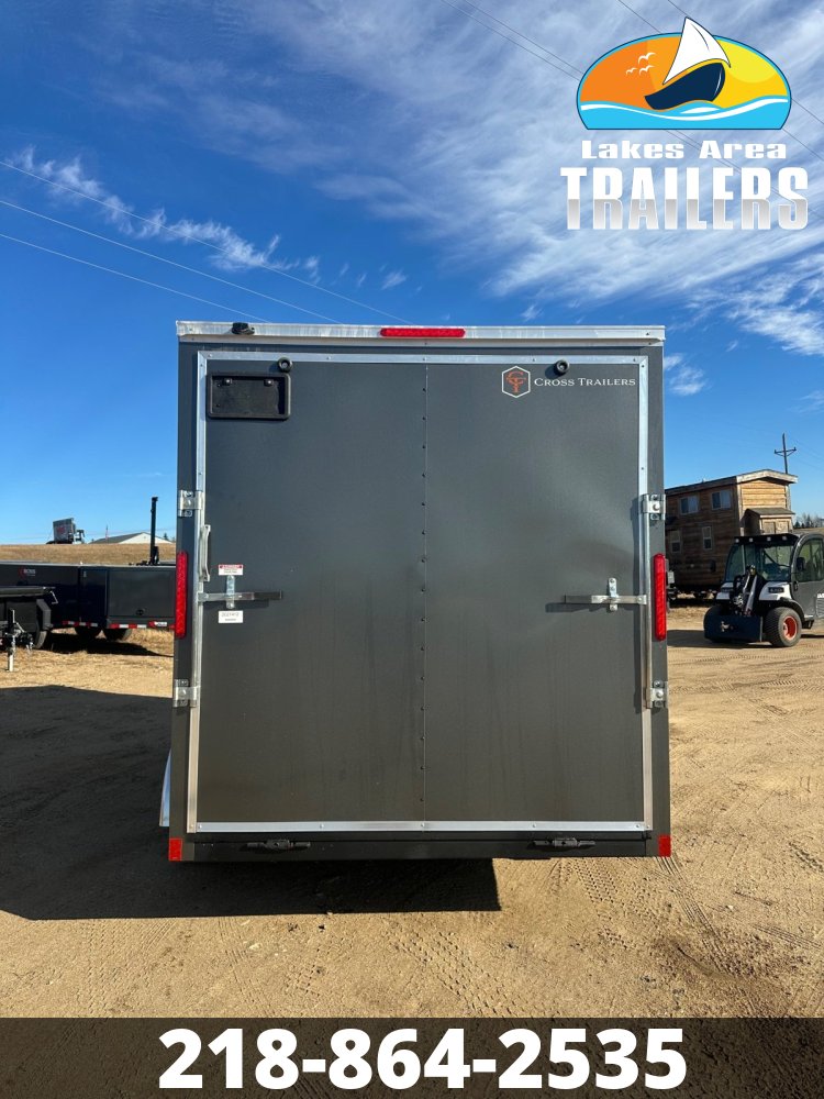 2026 CROSS 7X14 BETA CHARCOAL ENCLOSED TRAILER