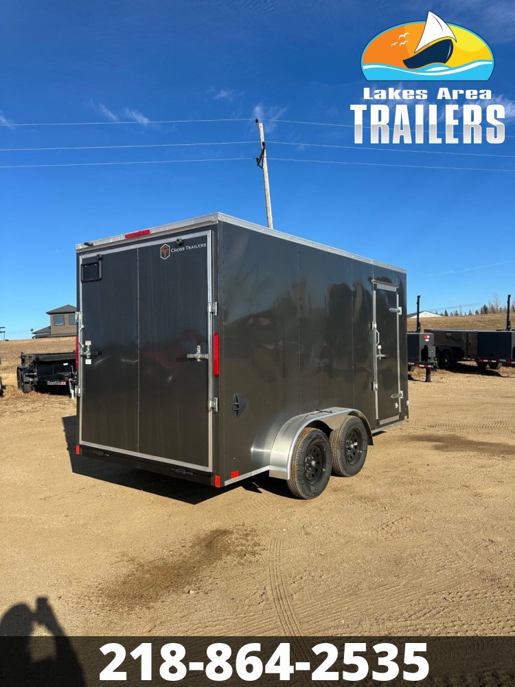 2026 CROSS 7X14 BETA CHARCOAL ENCLOSED TRAILER