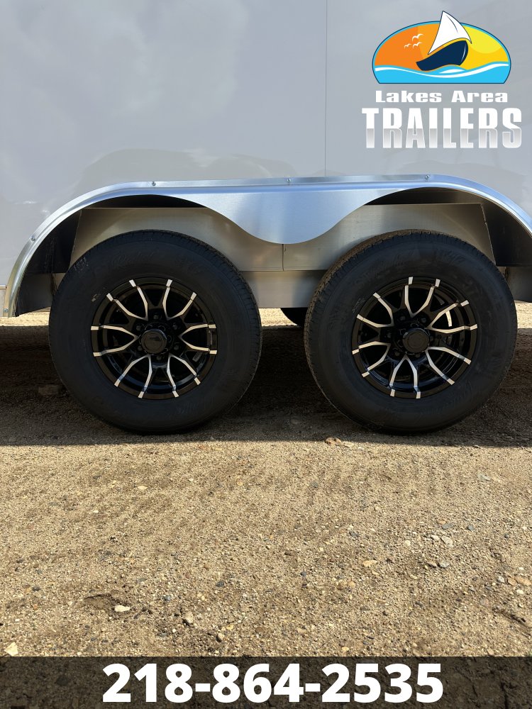 2026 NEO 8.5X20 NAUX WHITE ALUMINUM ENCLOSED TRAILER