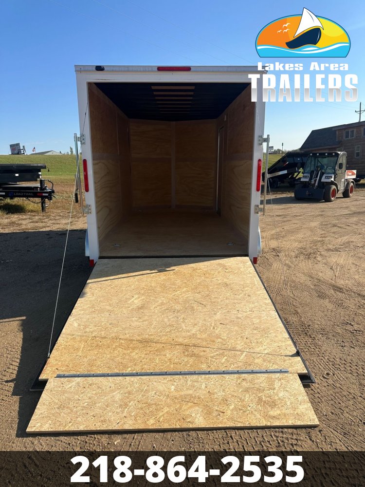 2026 CROSS 7X14 BETA WHITE ENCLOSED TRAILER
