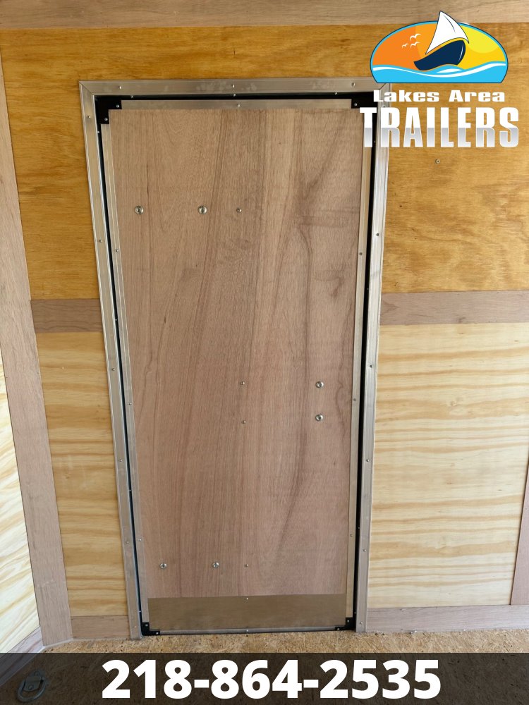 2026 CROSS 7X14 BETA WHITE ENCLOSED TRAILER