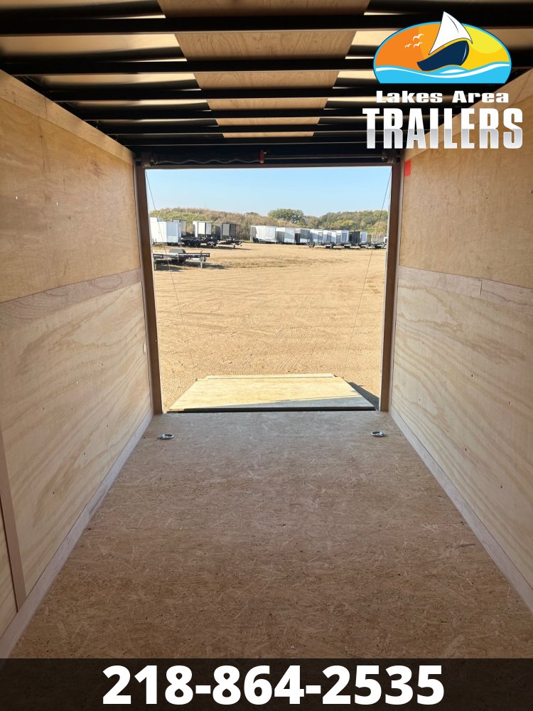 2026 CROSS 7X14 BETA WHITE ENCLOSED TRAILER