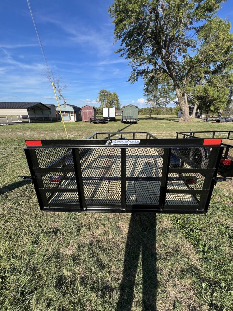 6.4x12 Rock Bottom Utility - Steel