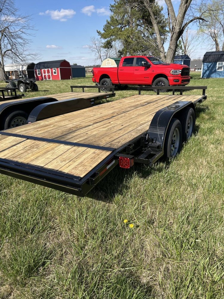 6.10x18 double g trailers Flatbed Car Hauler