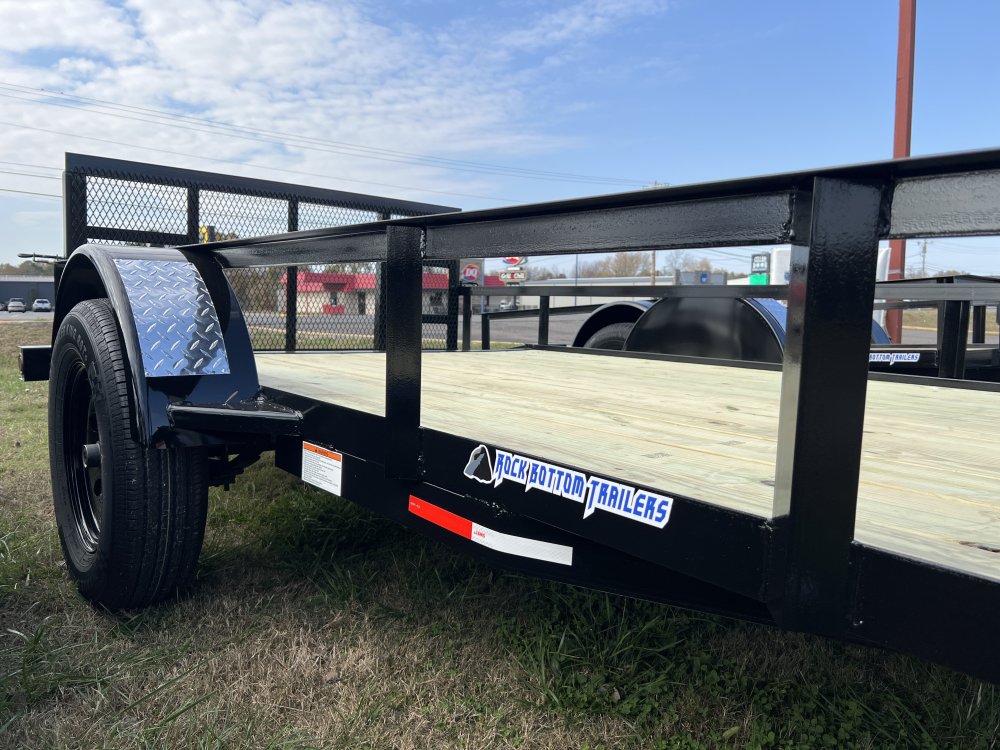 6.4x12 Rock Bottom Utility - Steel