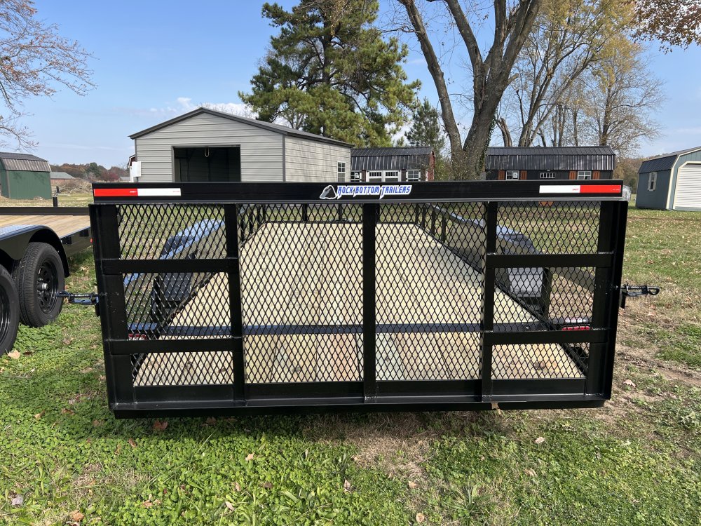 6.4x16 Rock Bottom Utility - Steel