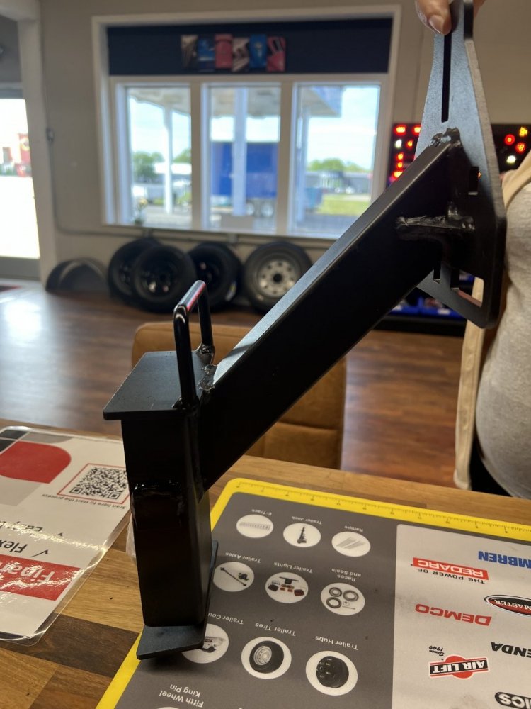 STAKE POCKET SPARE TIRE MOUNT