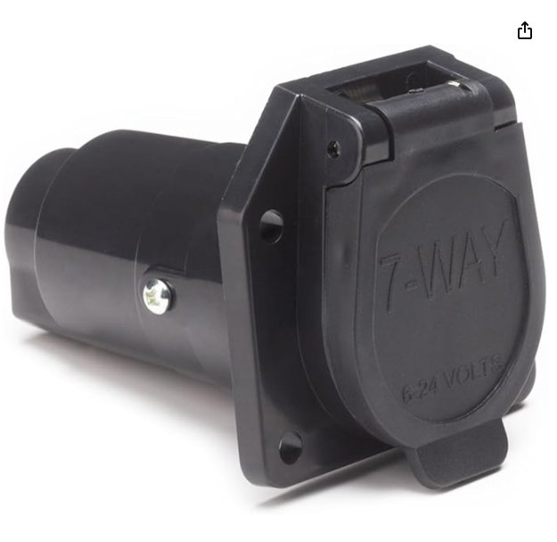 7 way female trailer plug