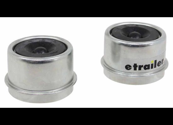 Dust/Grease Cap, 1.986" OD, For 2K And 3.5K Zerk Lube Axles, Cold Rolled Stamped Steel, Modified Dom