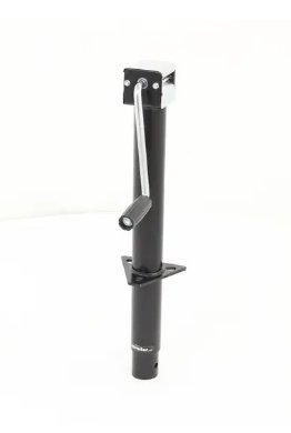 Round A-Frame Trailer Jack - Sidewind - 15-5/8" Lift - 3,000 lbs - Black