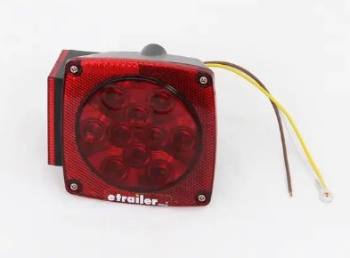 4 IN SQUARE TAILLIGHT left SIDE