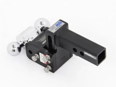 B&W Tow & Stow 2-Ball Mount - 2" Hitch - 3" Drop, 3-1/2" Rise - 10K - Black