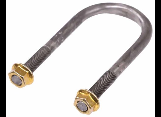 U-Bolt with Nuts for 2-3/8" Round Trailer Axles - 1/2" Diameter