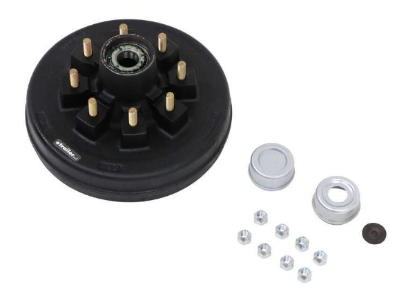 Hub and Drum Assembly for 5.2K - 7K Axles - 12" - 8 on 6.5