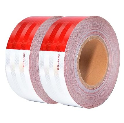SWRT DOT-C2 Reflective Tape 2 Inch x 200 Feet Red White