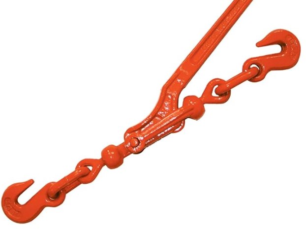 Load Binder with 2 Grab Hooks - Lever Style - for 5/16