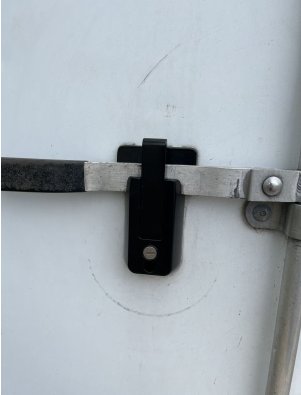 Global Link Vise Lock for Cam-Action Door Latch - Keyed Alike Option - Black