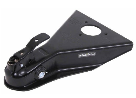 A-Frame Trailer Coupler - Yoke Latch - Black - 2" Ball - Weld On - 8,000 lbs