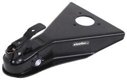 A-Frame Trailer Coupler - Yoke Latch - Black - 2" Ball - Weld On - 8,000 lbs