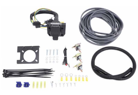 Universal Installation Kit for Trailer Brake Controller - 7-Way RV and 4-Way Flat - 10 Gauge Wires