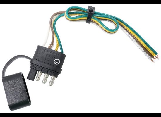 Trailer Connector - 4-Wire Flat Set - 12" Trailer - 48" Vehicle