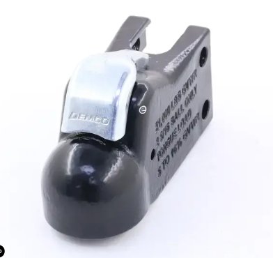 Adjustable Channel - eZ-Latch - Black - 2-5/16" Ball - 21K