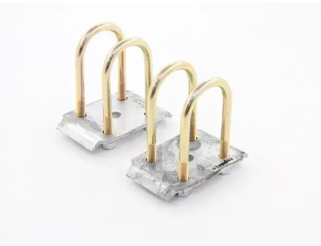 U-Bolt Kit 2-3/8 axle 1-3/4 springs