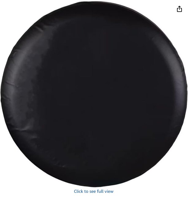 Spare Tire Cover, Black Wheel Cover Waterproof