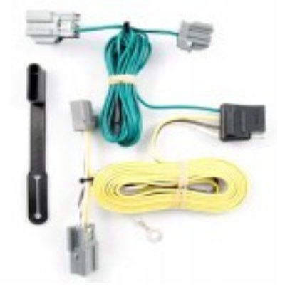 Vehicle Wiring Harness with 4-Pole Flat Trailer Connector