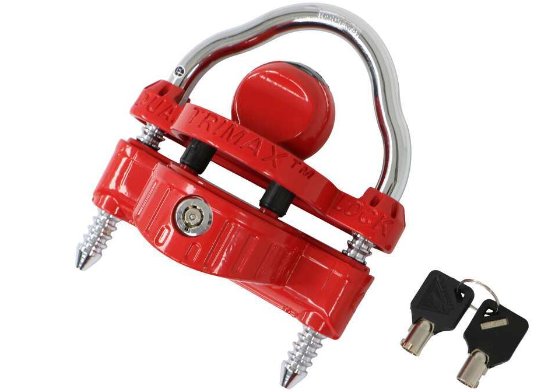 U lock trailer coupler