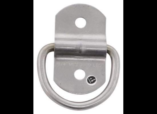 BOLT ON D-RING 1/4 X 2