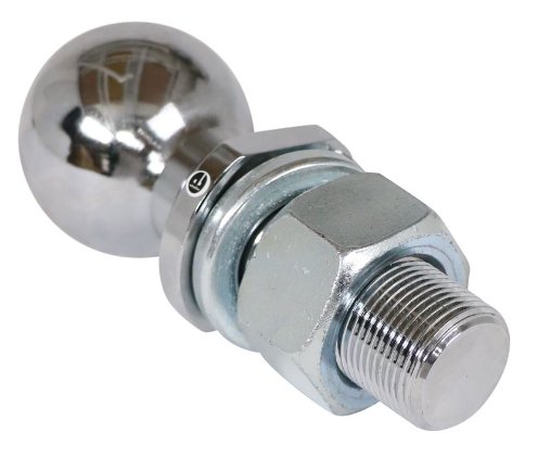 2-5/16" Hitch Ball - 1-1/4" Diameter x 2-5/8" Long Shank - Chrome - 15,000 lbs