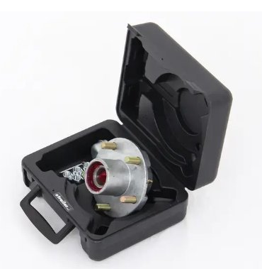 CE Smith Trailer Idler Hub Assembly w/ Case for 2.5K Axles - 5 on 4-1/2 - Galvanized - Pre-Greased