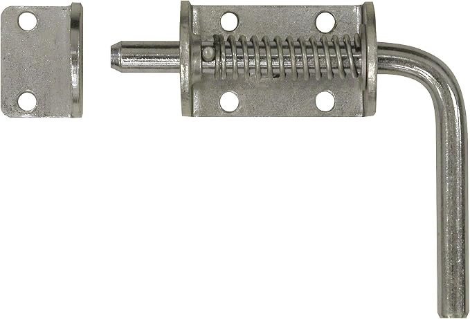 Buyers Products B2595LKB Spring Latch Assembly with Keeper, 1/2" Spring Loaded Latch Pin,