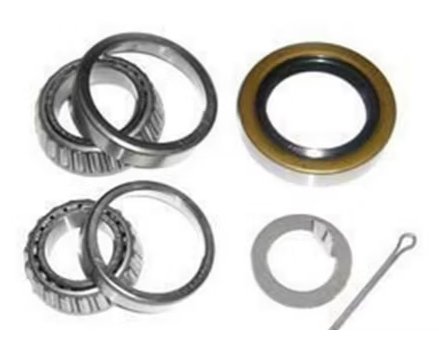BEARING KIT 5.2K, #42 SPINDLE W/ SPINDLE HARDWARE