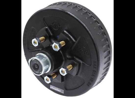 Hub/Drum Assembly for 3.5K Axles - 10" Diameter - 5 on 4-1/2