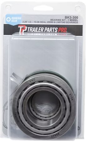 Trailer Parts Pro Hub - Hub & Drum Bearing & Seal Kit, For 5.2K - 6K Axles and #42 Spindles