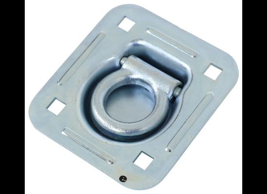 D-Ring Tie Down Anchor - Bolt-On - 4-7/8" Wide - Recessed Mount - 1,600 lbs