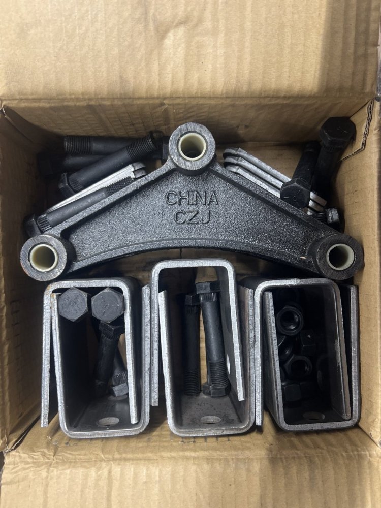 Tandem-Axle Trailer Hanger Kit for Double-Eye Springs